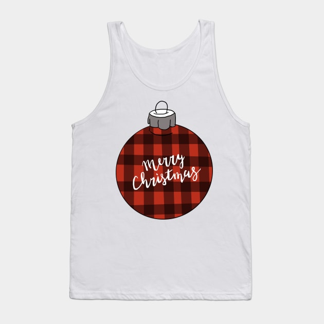 Merry Christmas Ornament Tank Top by RachWillz